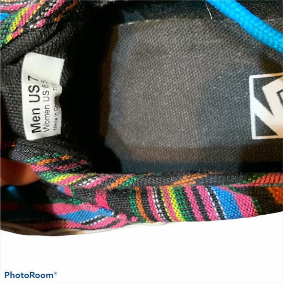 Vans Guate Stripe Aztec Tribal Print Sneakers - Picture 9 of 10